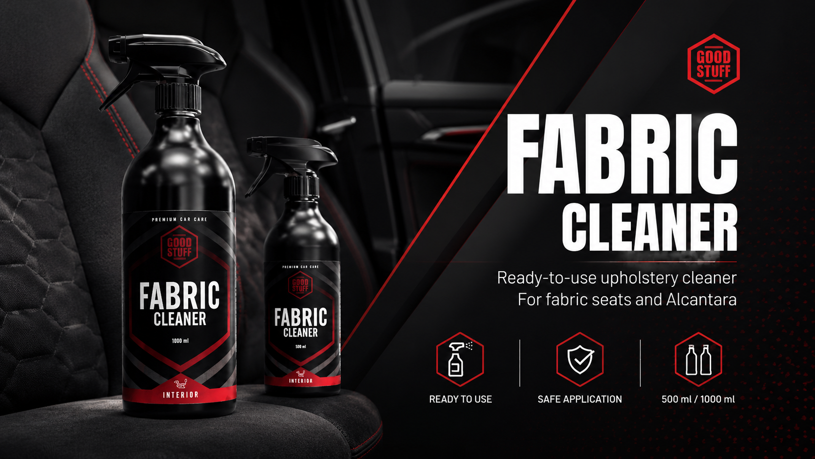 Good Stuff Fabric Cleaner banner
