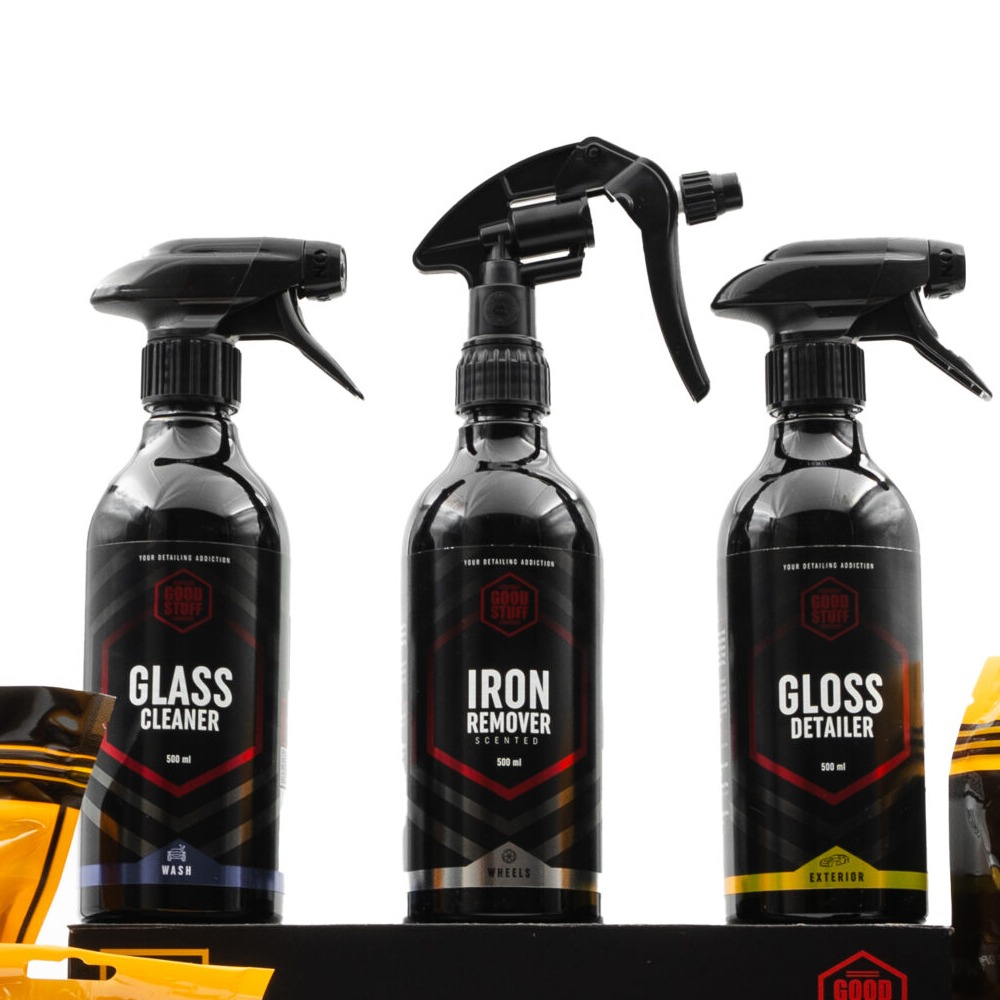 Good Stuff Glass Cleaner, Iron Remover und Gloss Detailer im Detail